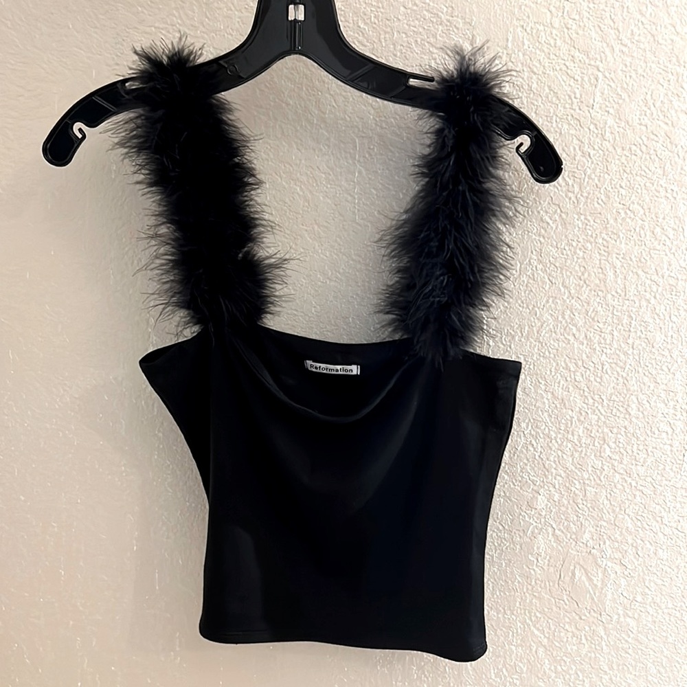 Reformation feather top